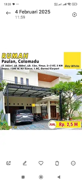 Rumah Bagus Istimewa lokasi singopuran