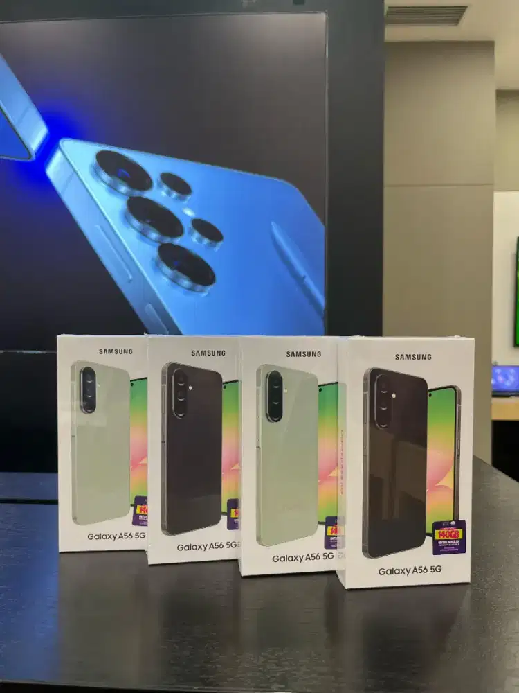 SAMSUNG A56 5G 8/256GB,TEBUS MURAH TWS 250RB, FREE UPGRADE MEMORY