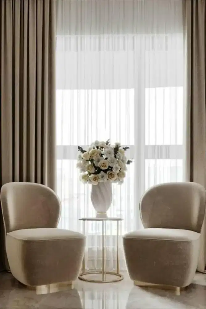 Pasang gordyn gorden murah vertikal roll blind jasa wallpaper dinding