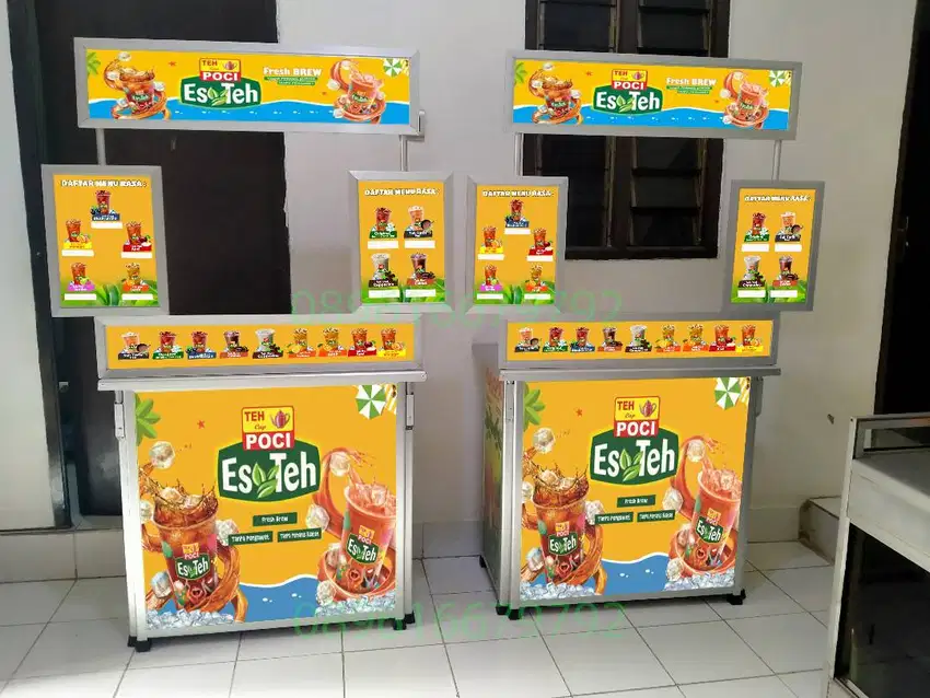 USAHA MINUMAN ES TEH POCI BOOTH PORTABLE