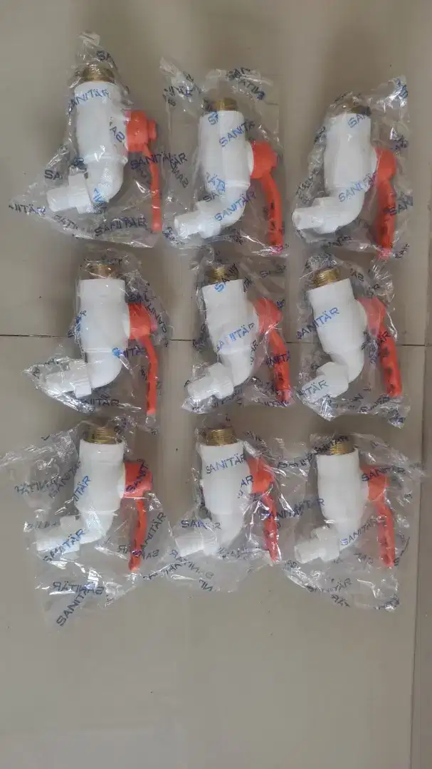 Kran plastik, kuningan 3/4 ex. Sanitar