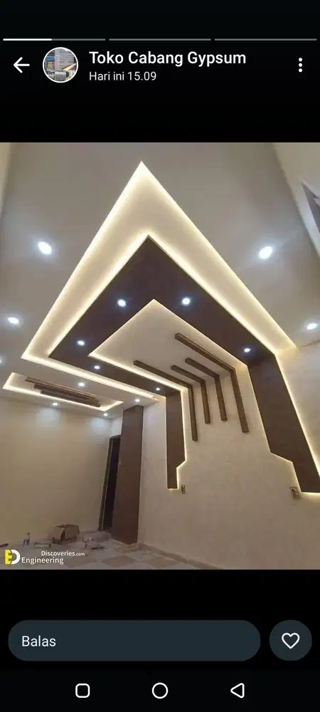 Yuk merenofasi plafon gypsum dengan harga terjangkau dn murah