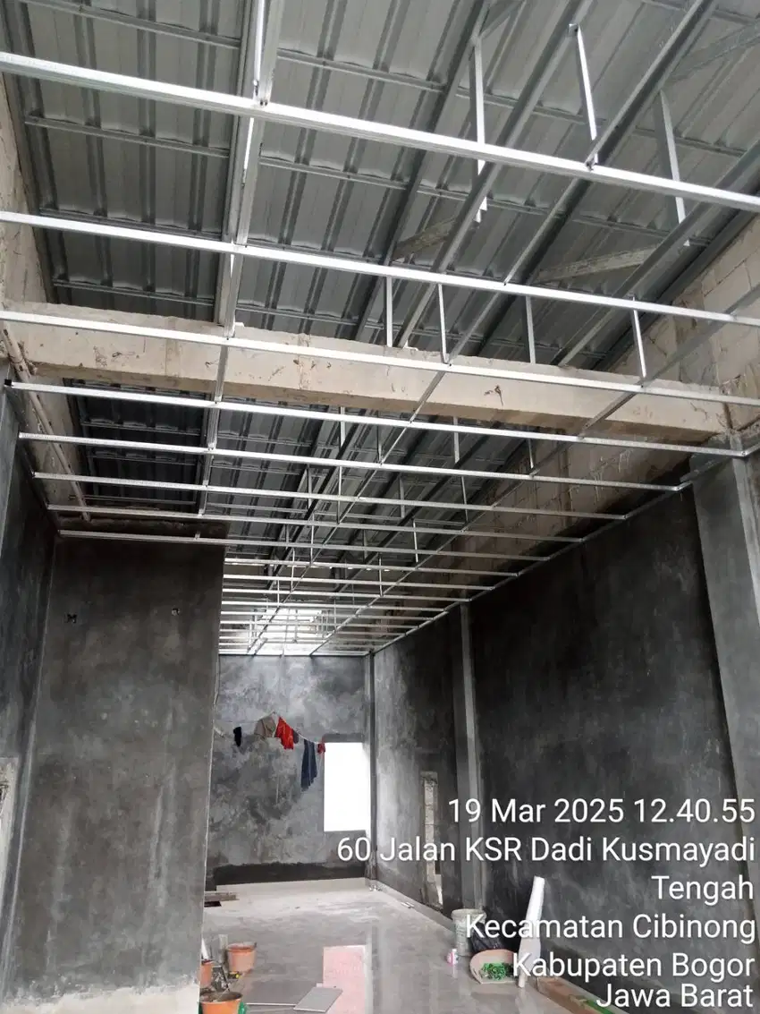 Dekorrrrr kantor dengan partisi penyekat gypsum