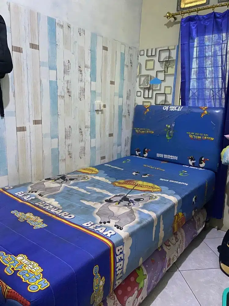 Kasur single termasuk dipan 100 cm X 200 cm
