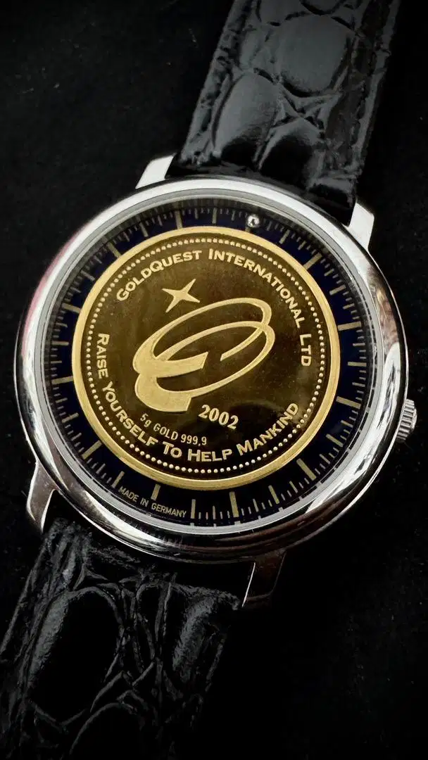 Jam Tangan Pria Goldquest Emas 24K