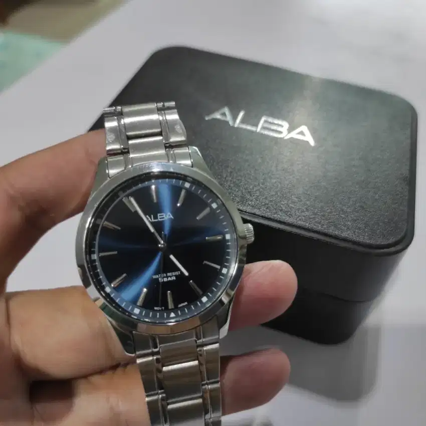 Jam Tangan Pria ALBA Kondisi Normal & Lengkap