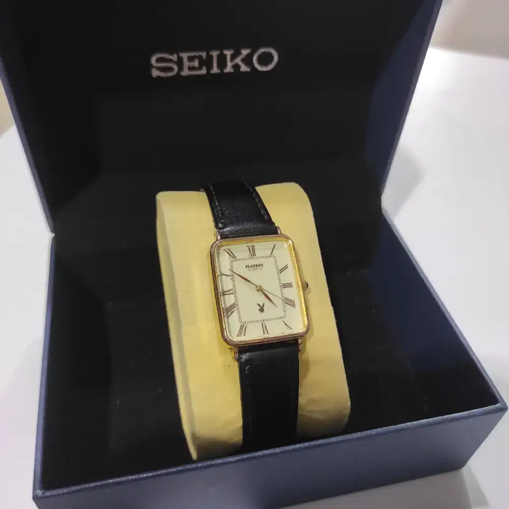 Jam tangan Seiko Playboy Vintage Kondisi Normal