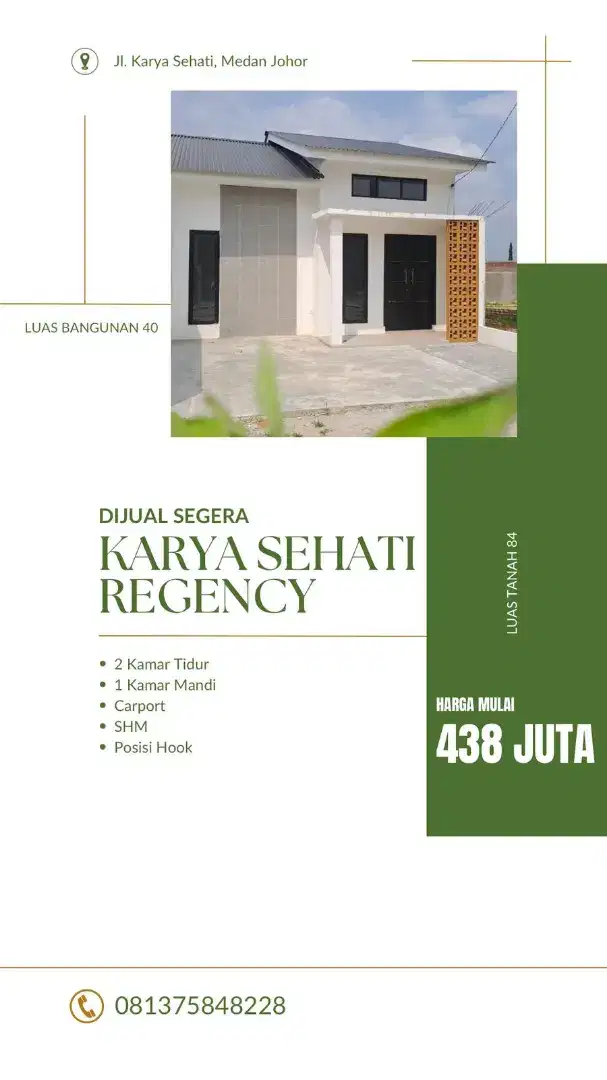 CLUSTER EKSKLUSIF MEWAH MODERN MINIMALIS DI KARYA SEHATI REGENCY JOHOR