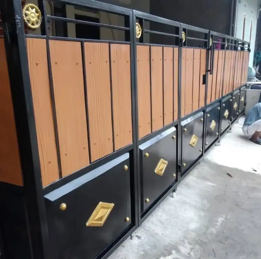 Pagar minimalis motif grc