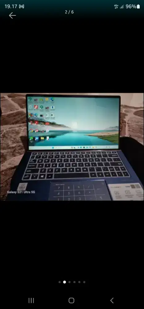 Dijual laptop asus zenbook 13 mulus like new ux333fac