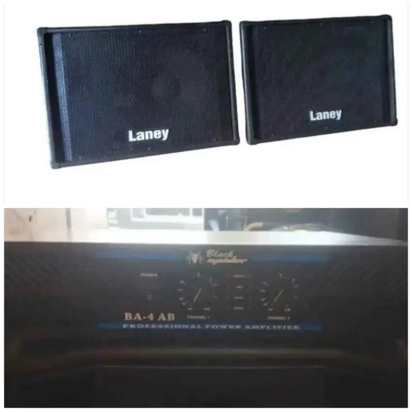 Speaker Two Way Laney CM15 Dan Power Black Spider BA 4 AB Original