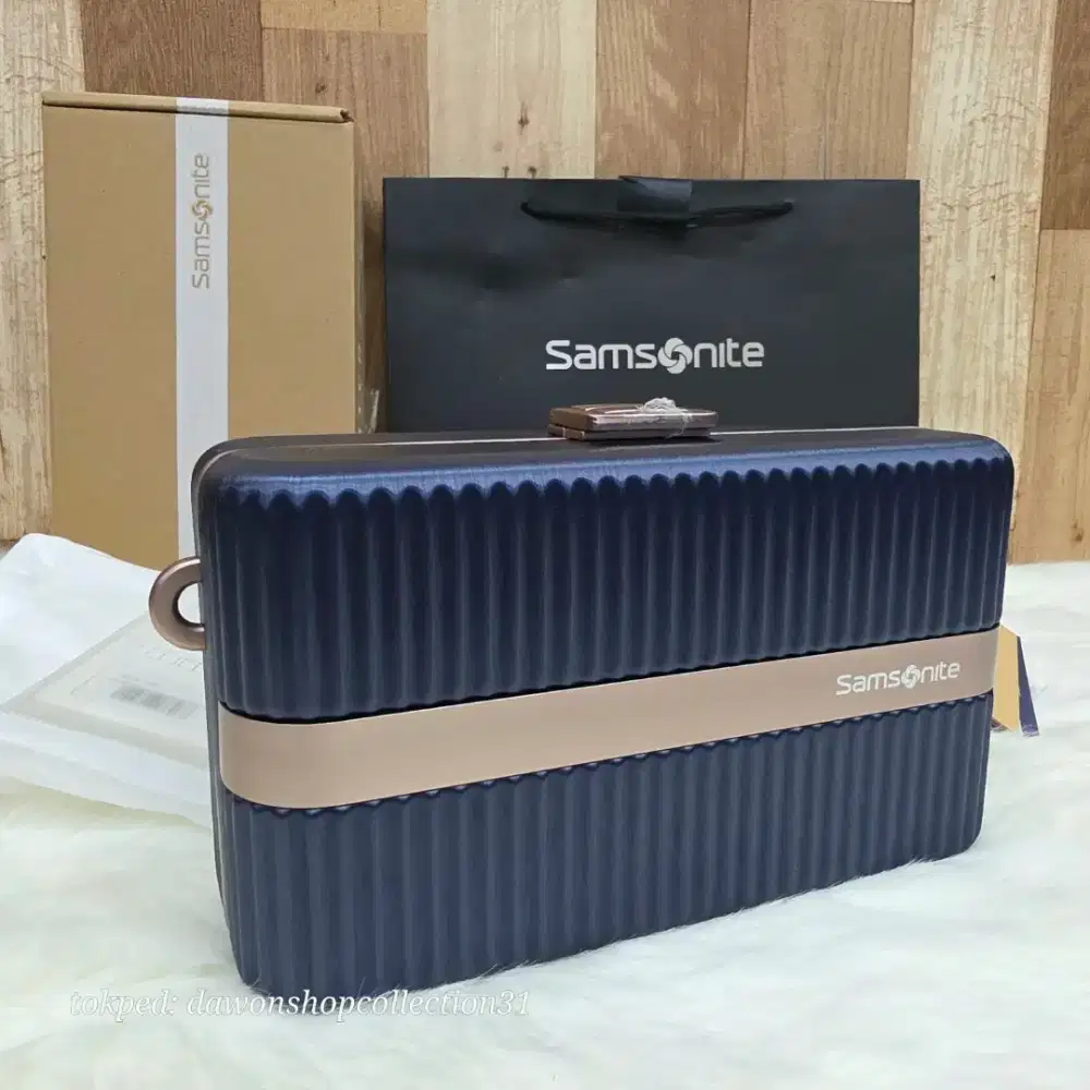 Samsonite minter crossbody clutch bag navy original