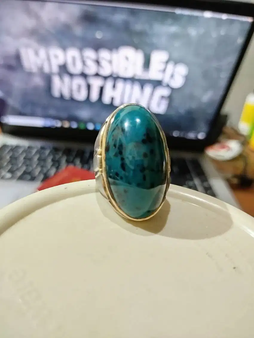 Bacan DOKO totol Big Size Ring Perak