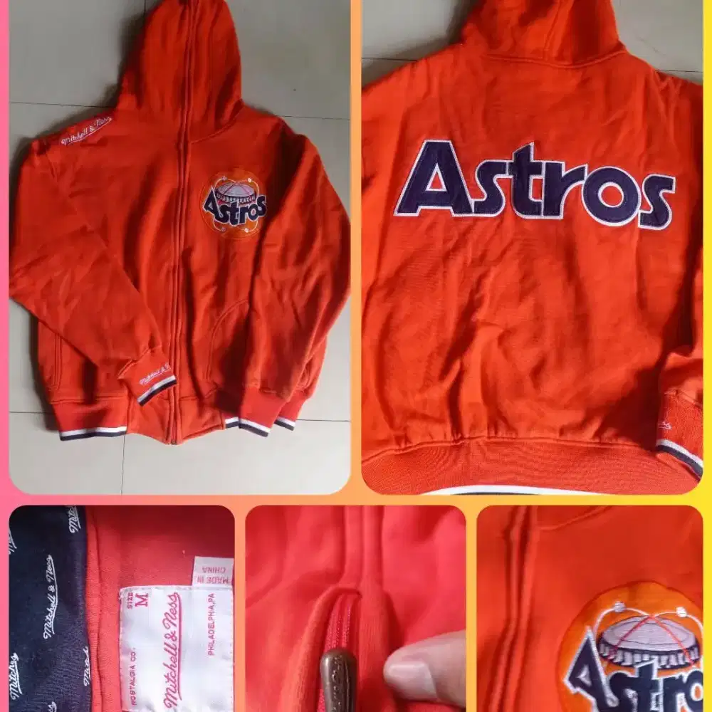 Jaket Vintage ASTROS by Mitchell n Ness