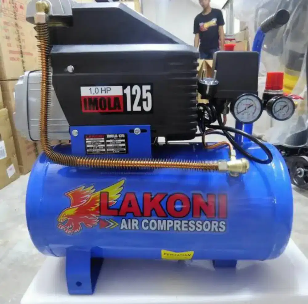 Kompresor Angin Listrik Oli 1 HP PK 24 Liter IZUMI LAKONI NLG ARTIX