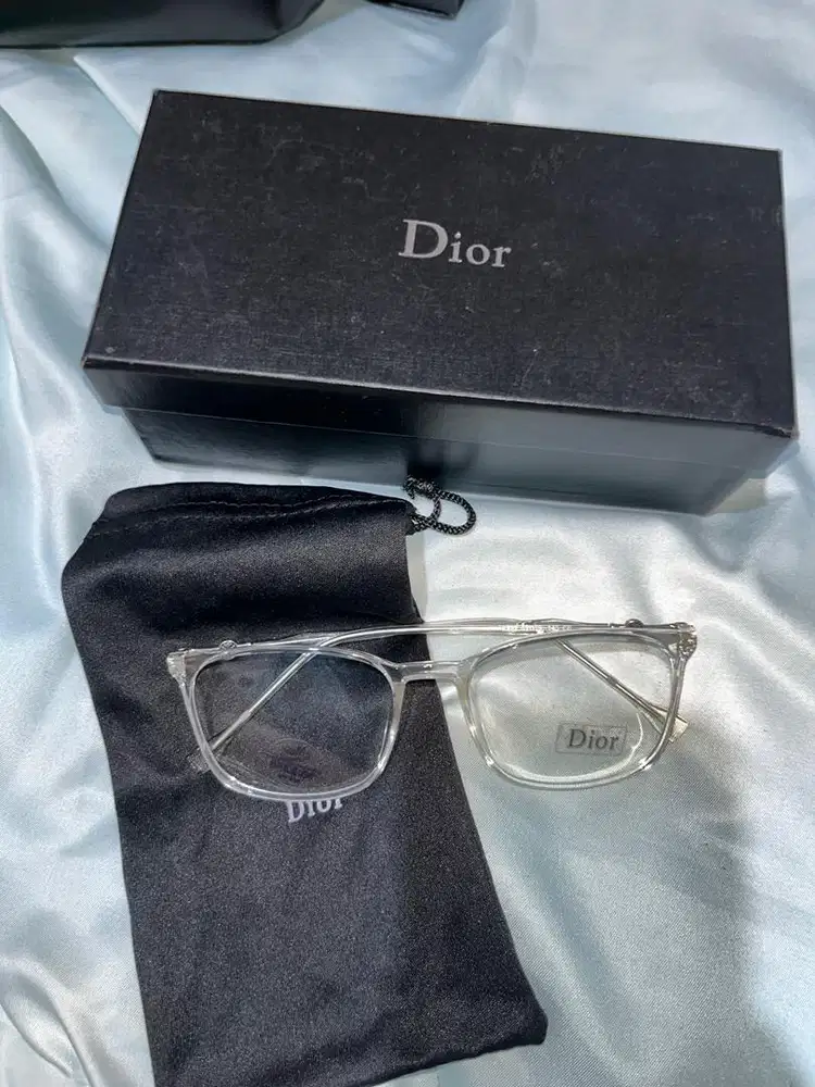 Lady dior transparant eye glasses