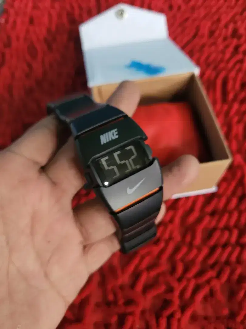 Jam tangan nike run line weid digital keren cakep unisek