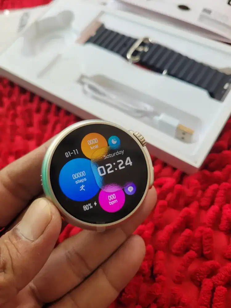 Smartwtch LG.JD rain amoled gps tracker NFc fitur lengkap