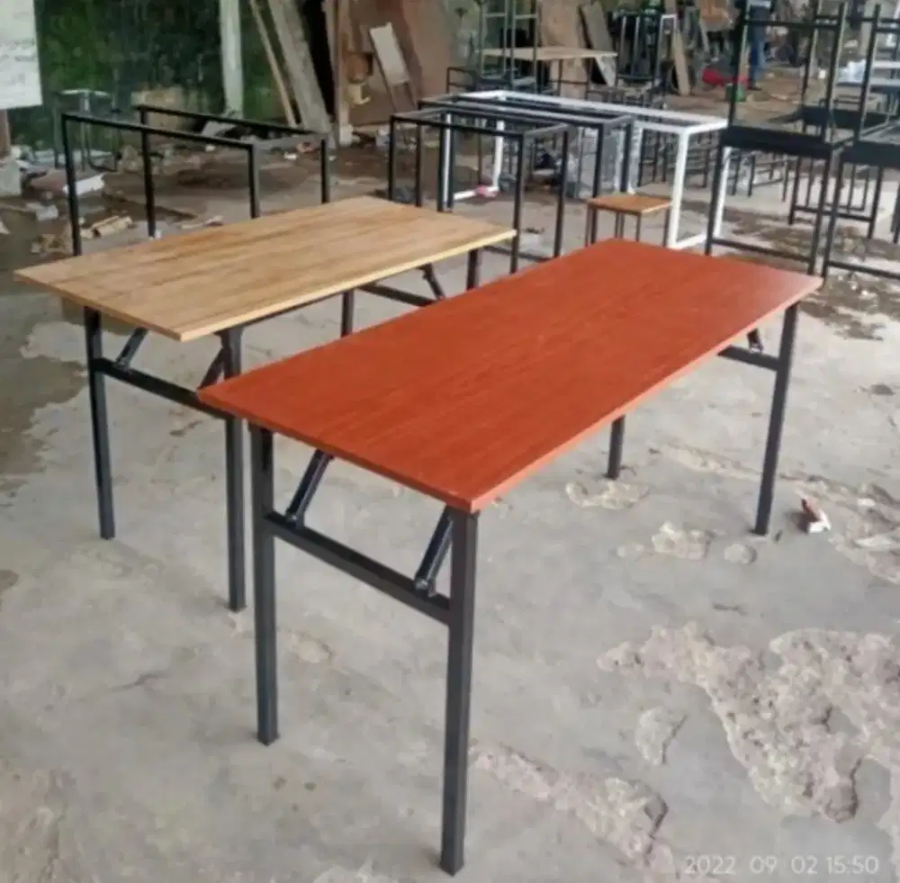 Meja lipat pegas/meja lipat portabel/Meja Bazzar/Meja kantin