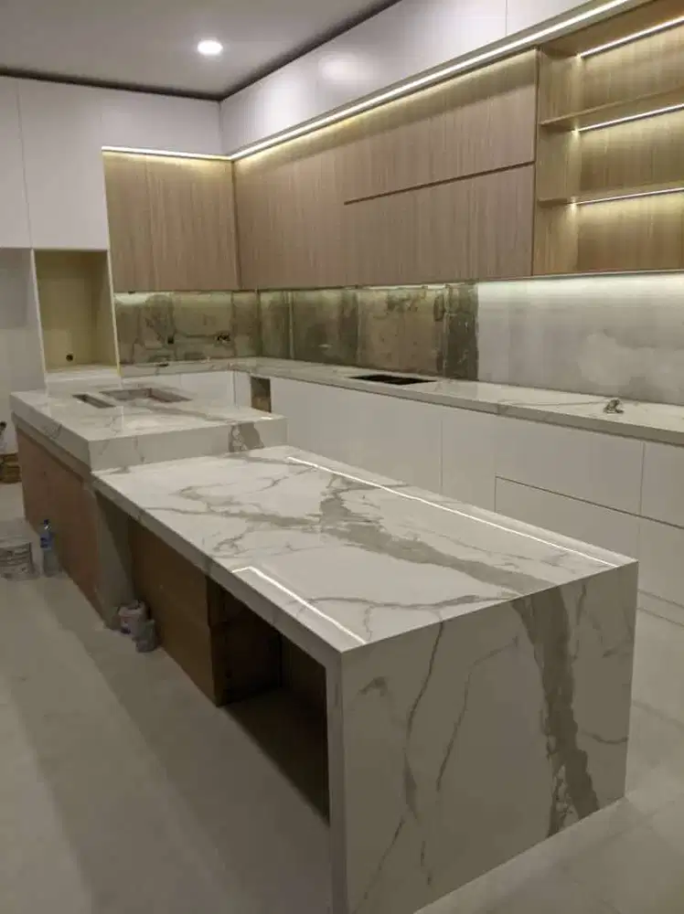SET KITCHEN MARMER STATURIO SINTETIS TERBAIK