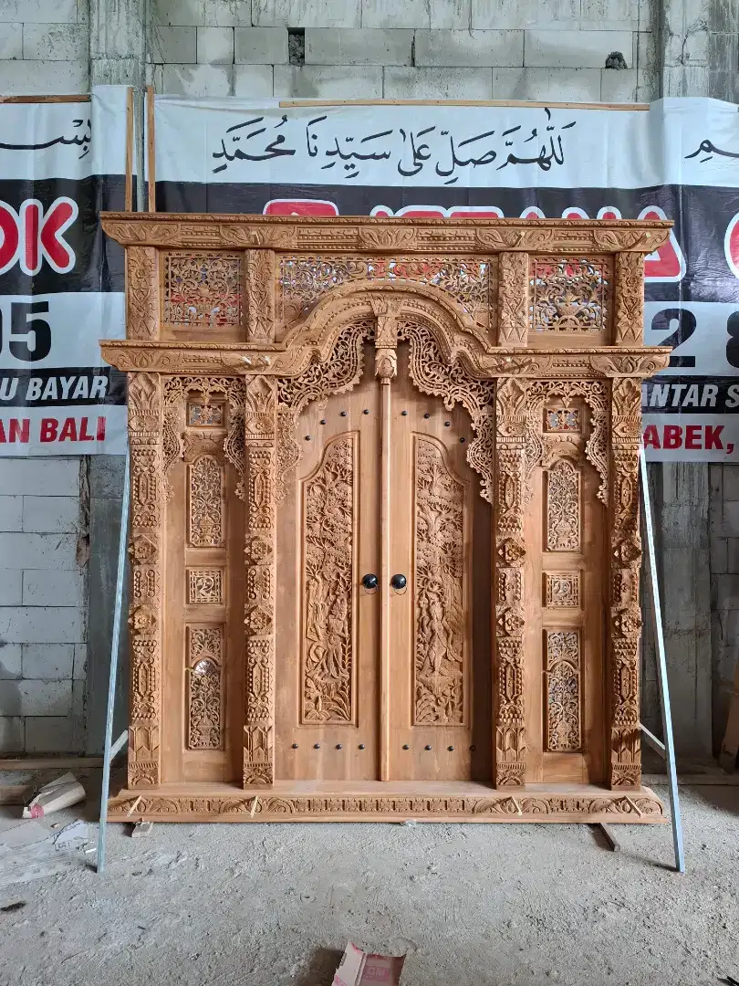 gebyok 200x250 ramayana kayu jati