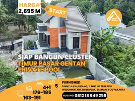 Rumah Timur Ps Gentan Private Pool Kawasan Cluster
