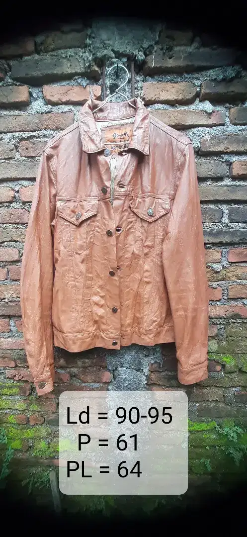 Jaket kulit asli
