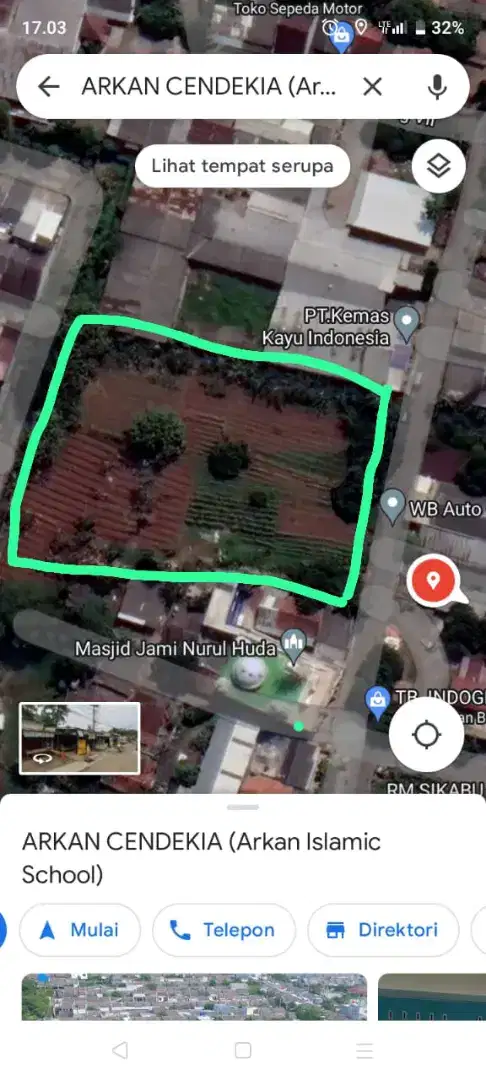 TANAH LUAS DI DUKUH ZAMRUD BEKASI HARGA DI BAWAH PASARAN