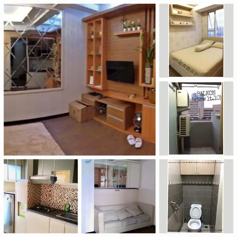 Menteng square disewakan 2 BR  modify 1BR livingroom extra luas