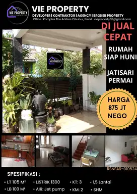 BANTING HARGA  RUMAH RAPI SIAP HUNI DI JATISARI PERMAI JATIASIH