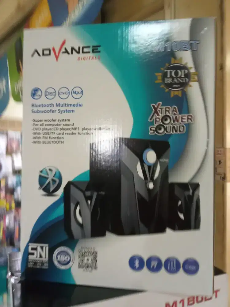 Speaker aktip bluetooth, baru