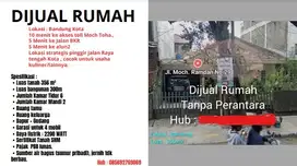 Dijual Rumah Tanpa Perantara Lokasi Strategis Cocok Untuk Segala Usaha
