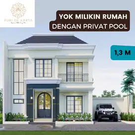 Rumah Mewah Privat Pool Yogyakarta – Desain Modern, Lokasi Strategis