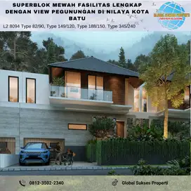 Rumah Mewah Fasilitas lengkap di Nilaya Resort Kota Batu