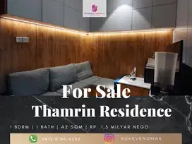 Dijual Apartement Thamrin Residence 1 BR Full Furnished Bagus Tower C