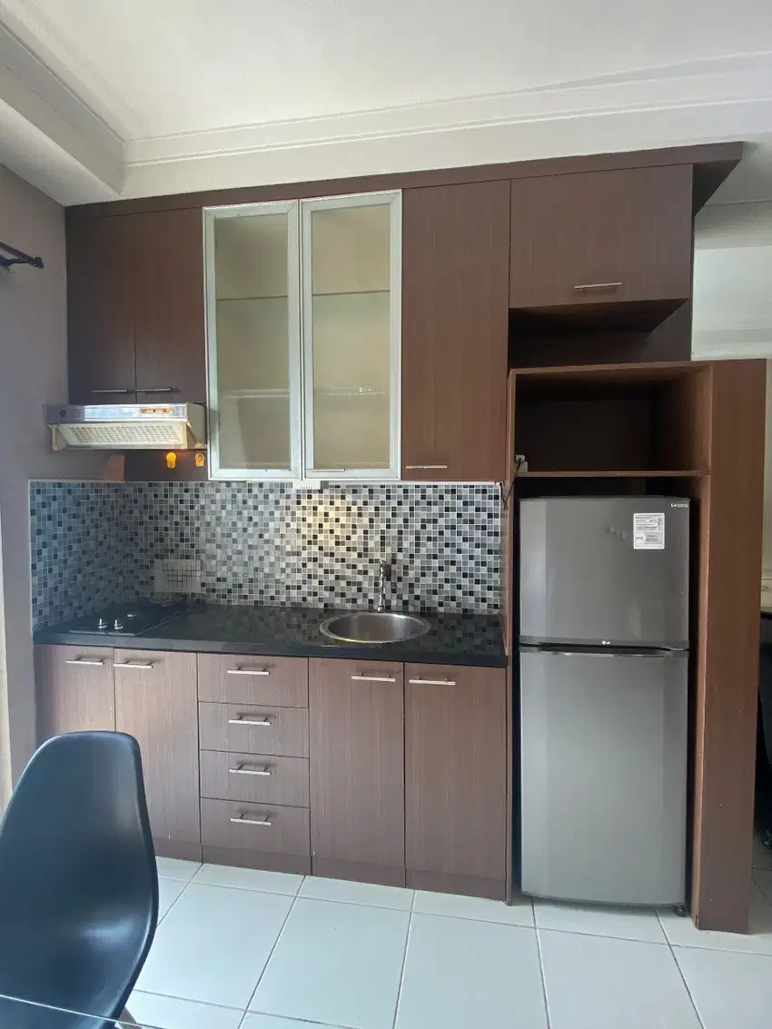 2 kamar furnish bagus,view ke CP tower Jasmine Apt.Mediterania 2