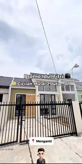 Rumah Baru Permata Green Menganti Regency  tanpa DP