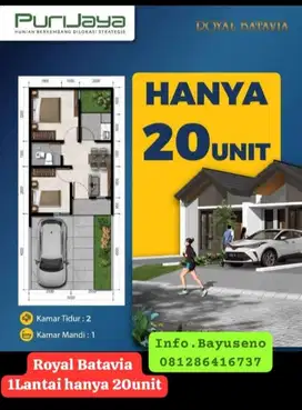 1lt Royal Batavia bebas banjir cadas kukun Tangerang