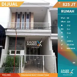 Dijual Rumah di Bukit Cemara Tidar Malang SHM 2 Lantai