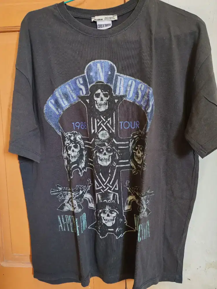 Baju band vintage gun N roses size M