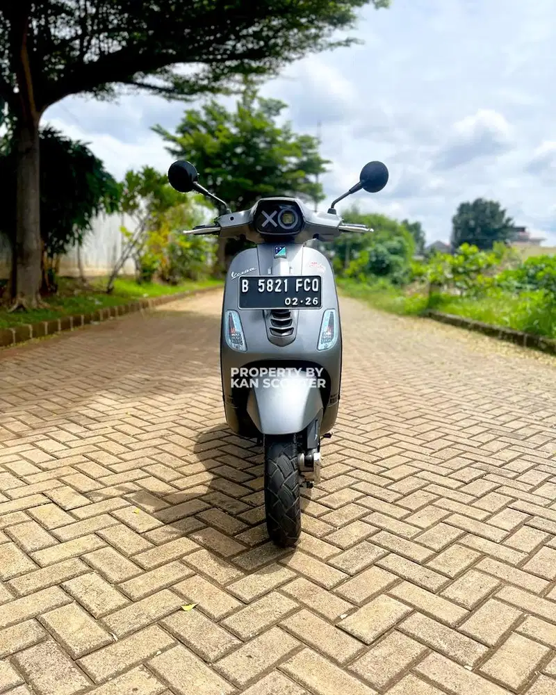 VESPA S 125 IGET FACELIFT ABU DOFF LOOKS GANTENG