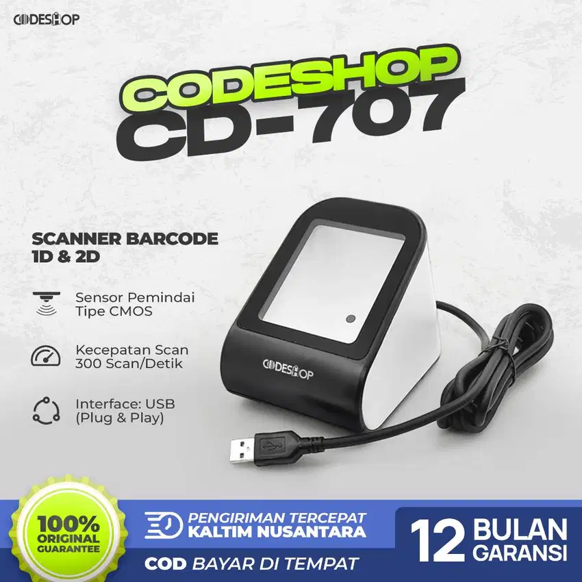 COD Scanner Barcode Codeshop CD-707