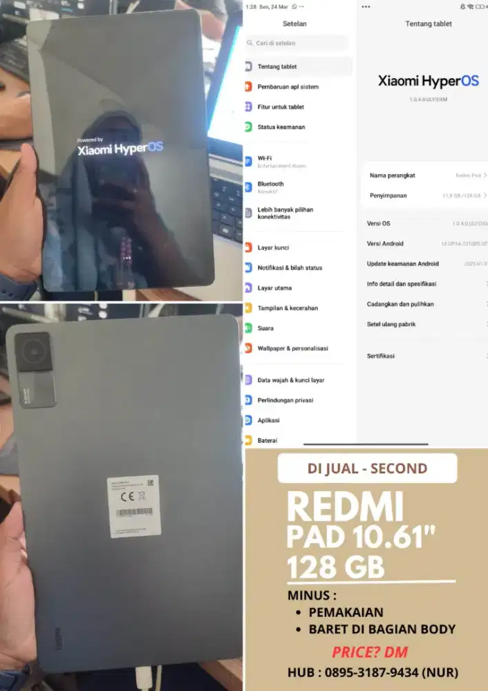 SECOND REDMI PAD 10.61
