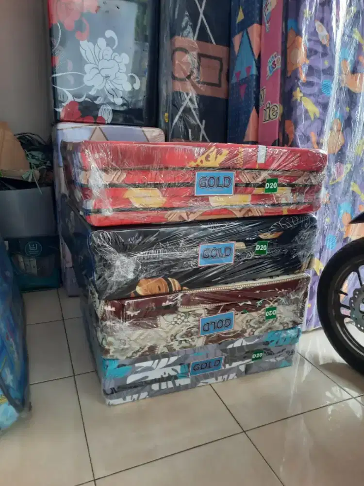 Kasur busa lipat 3 berbantal