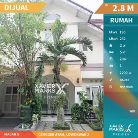 Edisi Jual Cepat Rumah Klasik Modern di Cengger Ayam, Malang