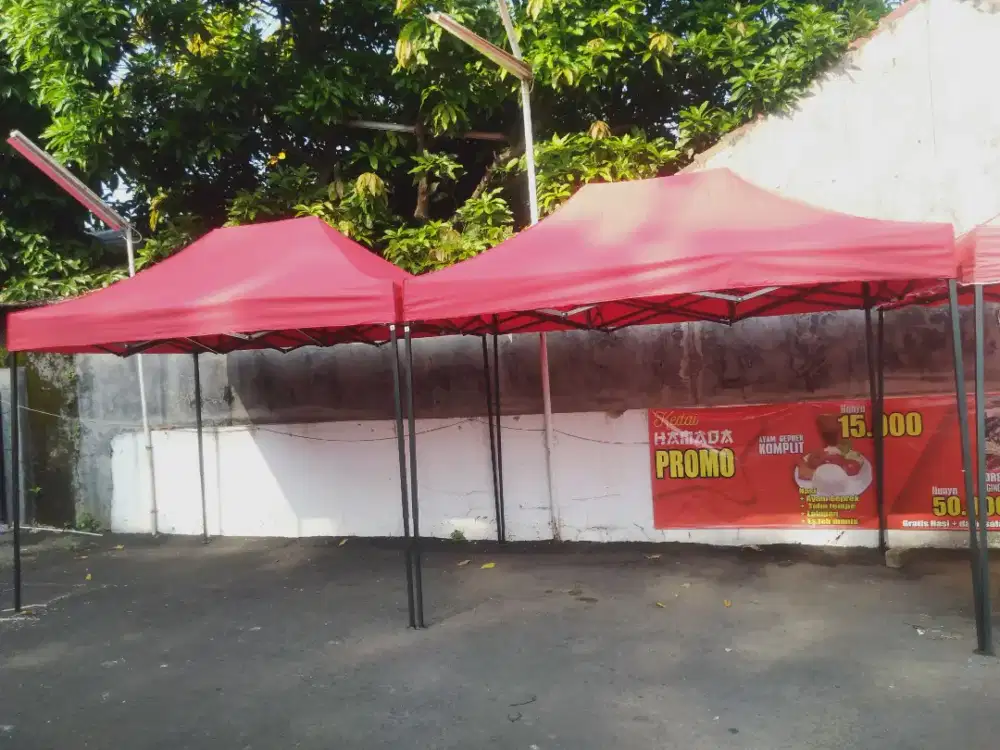 tenda lipat matic hollow / galvanis