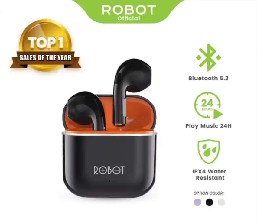 Headset Bluetoot Robot T50s