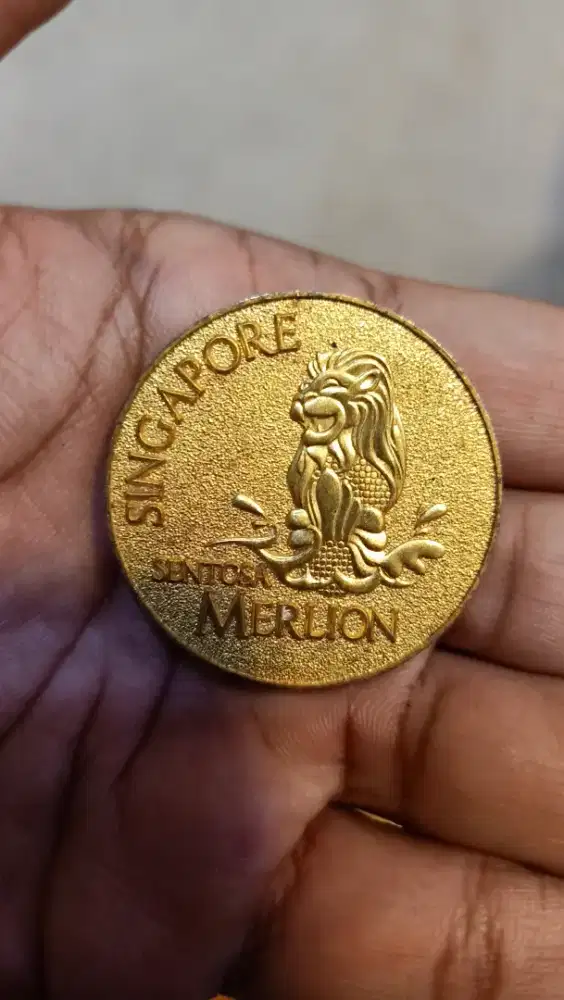 Singapore Sentosa Merlion Medals