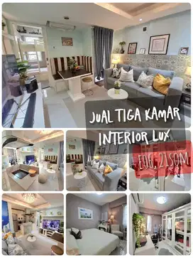 Jual 3BR furnished apartemen Bassura City tower Edelweiss