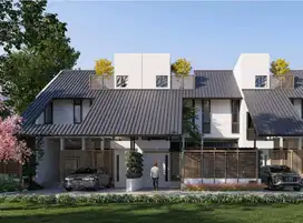 Rumah gaya Korea mainroad Cigadung dengan kolam renang air panas